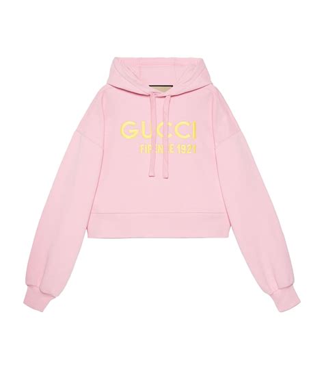 gucci cropped sweatshirt hoodie|original gucci hoodie.